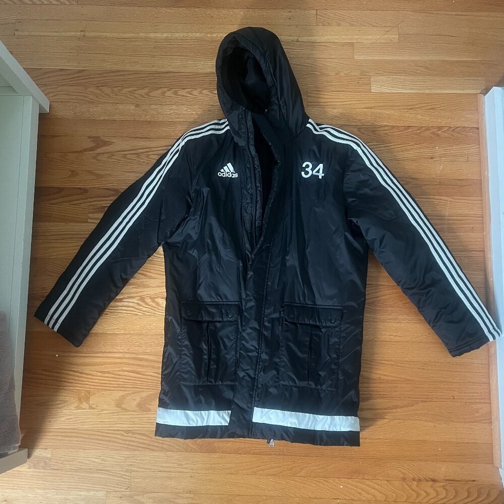 Adidas Black Adult Medium Stadium Parka